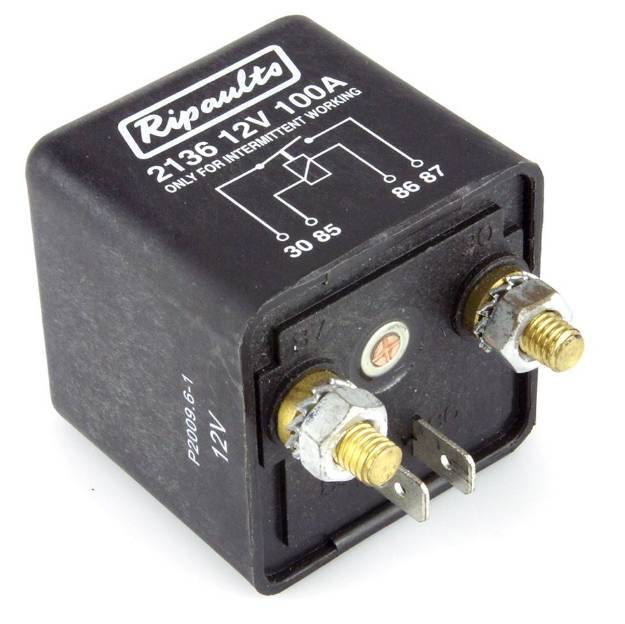 Picture of Black 100 AMP Relay