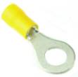 Picture of Yellow Pre Insulated Crimp Ring Terminals 8mm 50pcs