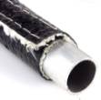Picture of 19mm ID Black Temprotect Sleeving with hook and loop Per Metre