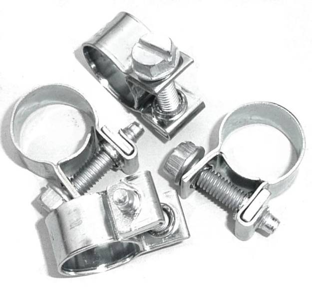 Picture of Zinc Plated Fuel Hose Clips 13-15mm Pack of 4