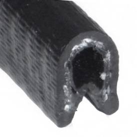 Picture of Embossed Black PVC Edge Trim 13mm x 10mm