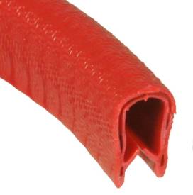 Picture of Embossed Red PVC Edge Trim 15mm x 9mm