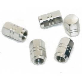 Picture of Tyre Dust Caps Silver Pack Of 5