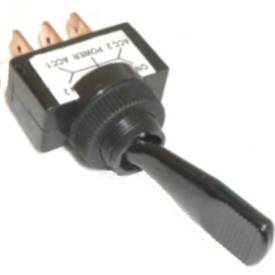 Picture of Black Nylon Toggle Switch On/Off/On