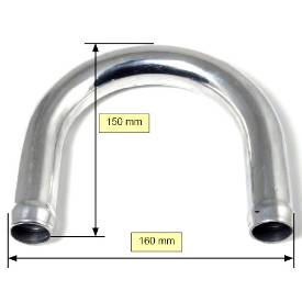 Picture of Aluminium Bend 25mm O.D. 180 Degree