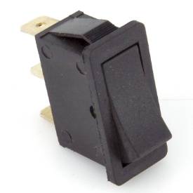 Picture of Rectangular Black Rocker Switch On/Off/On