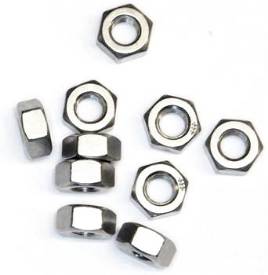 3/16" UNF Plain Steel Nuts Pack of 10 