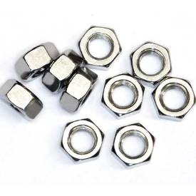 7/16" UNF Plain Steel Nuts Pack of 10 