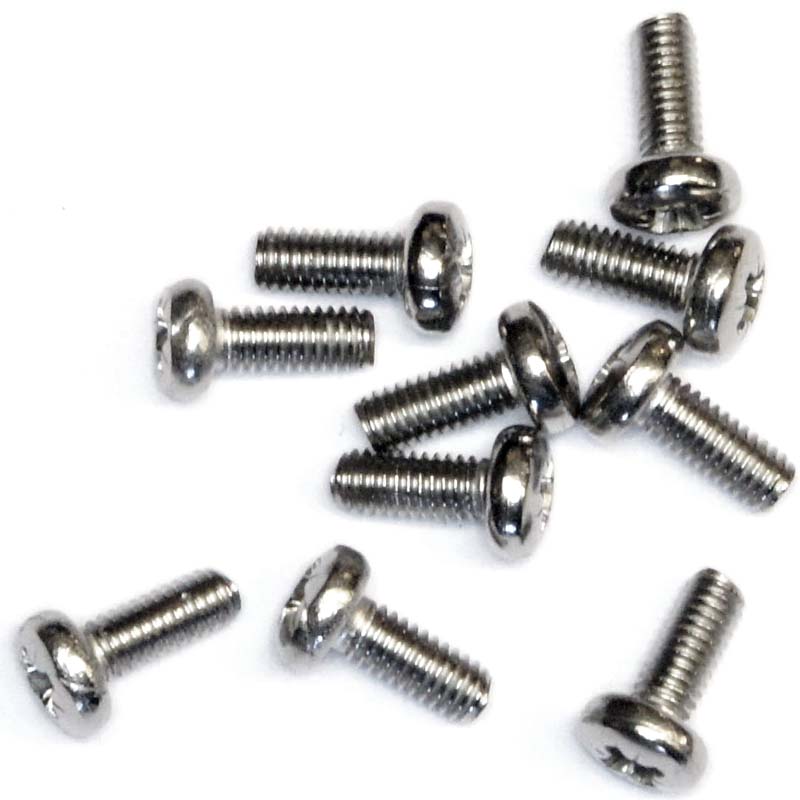 M4 x 20mm Stainless Slotted Pan Hd Screws  10 pack