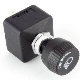 Picture of Black Rotary Headlamp Switch With Light Symbol