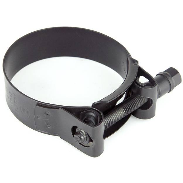 Black Stainless Steel Exhaust Clamp 59 - 63 mm | Car Builder - Kit