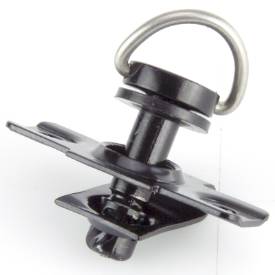 Picture of Black Quarter Turn Fastener With Rivets For 10mm Top Panels
