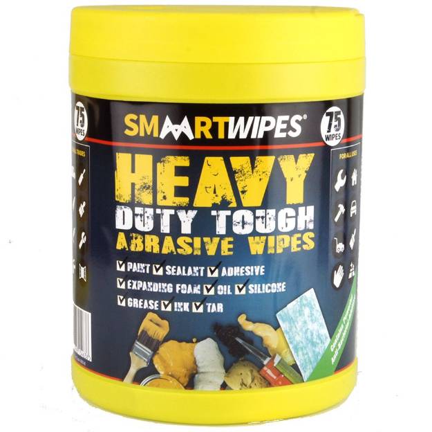 Picture of Heavy Duty Tough Abrasive Wipes Pack of 75