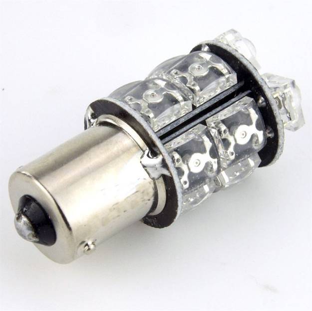 Picture of LED Amber Replacement Bulb 13 LED BA15S 382A