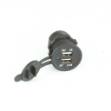 Picture of High Power 5 Volt Twin USB Charger Socket Black