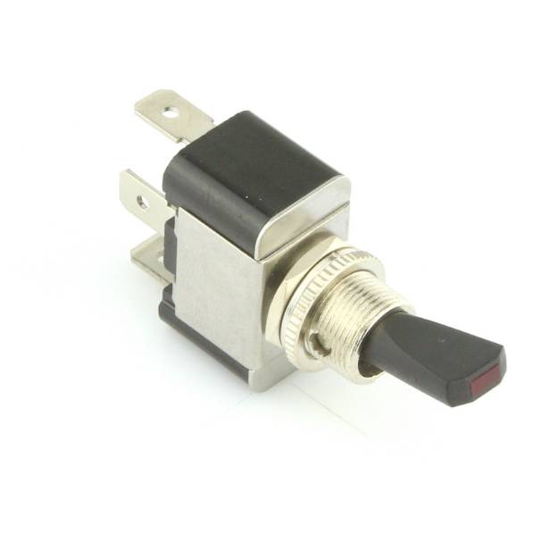 Picture of LED Illuminated Paddle Toggle Switch Red