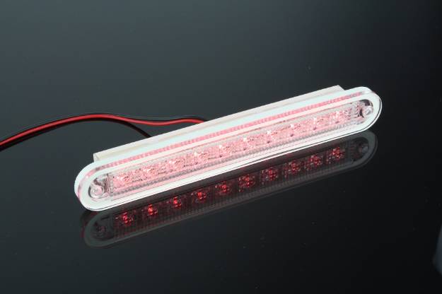 Picture of All Purpose Clear Lens ***Red*** LED Strip Lamp 145mm