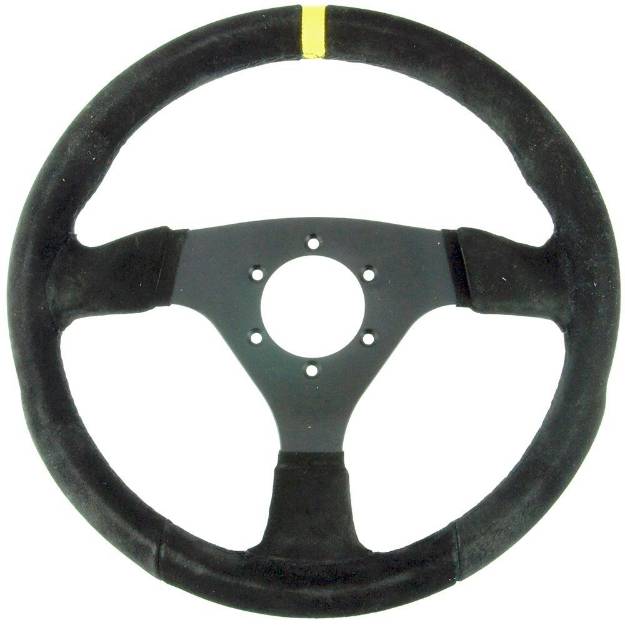 Picture of  330mm Black Suede Steering Wheel 