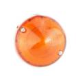 Picture of 83mm Chrome Bezel Amber Indicator Lamp Pair