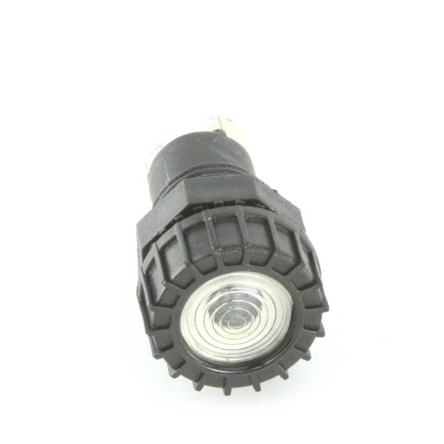 Picture of Large Black Warning Light Clear/White