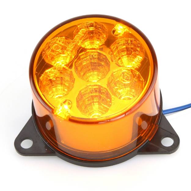 Picture of LED 55mm Indicator Amber Lens Pair