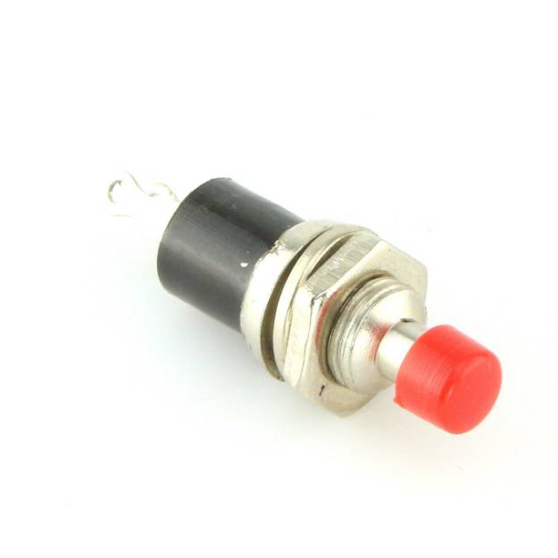 Picture of Mini Push Button Switch Red Button
