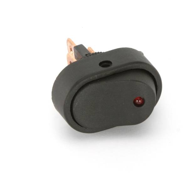 Picture of Oval Rocker Switch Red