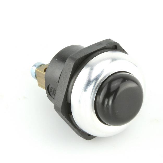 Picture of Push Button Aluminium Bezel Black Button
