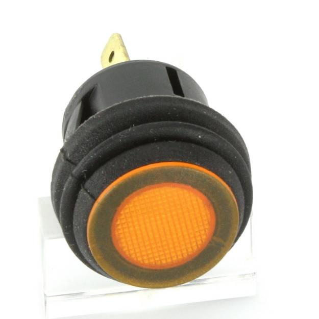 Picture of Illuminated Latching Push Button Switch Amber