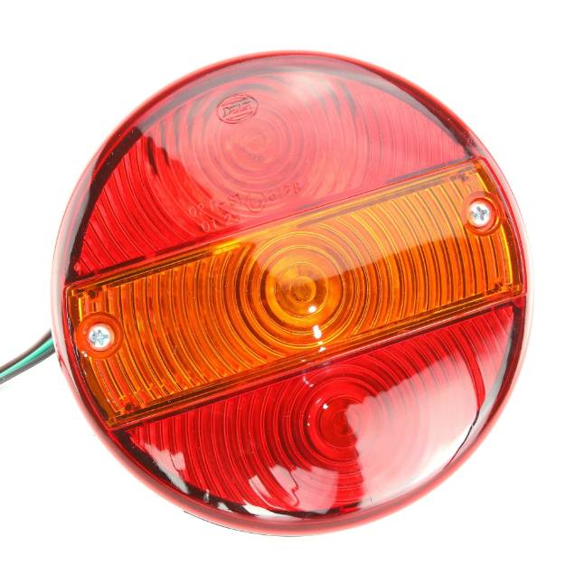Picture of Hamburger Rear Lamps. Stop, Tail and Indicator 140mm Pair