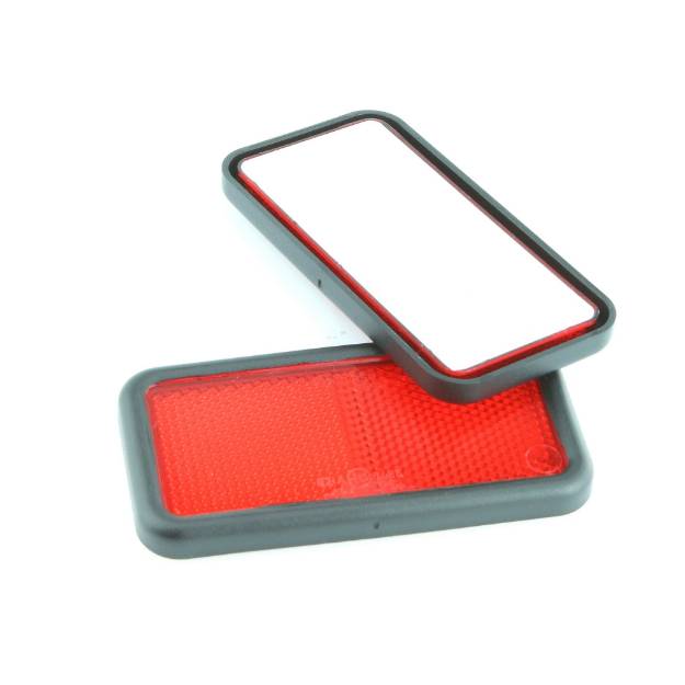 Picture of IVA OK 102mm x 52mm Rectangular Reflectors Red