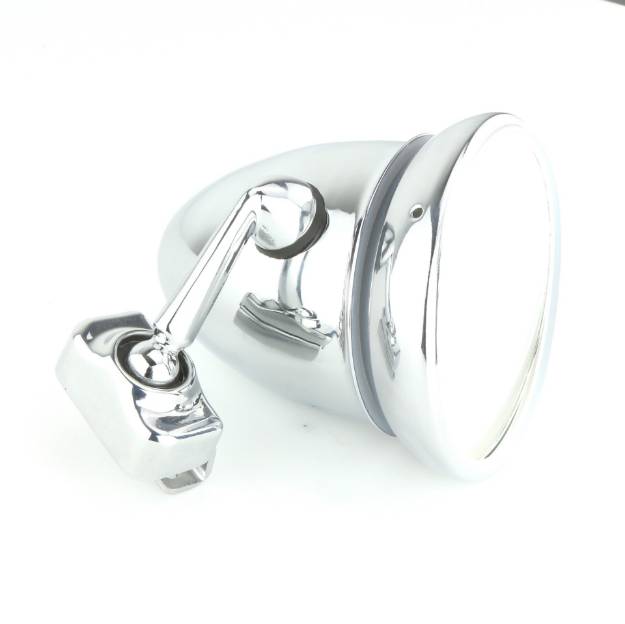 Picture of Chrome Clip-On Bullet Mirror 100mm