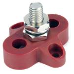 red-single-electrical-connector-post