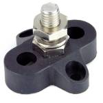 black-single-electrical-connector-post