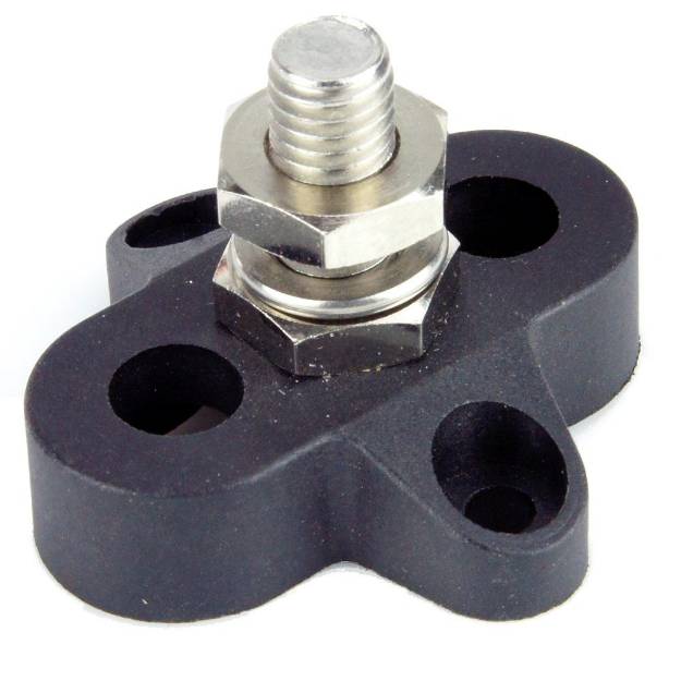 Picture of Black Single Electrical Connector Post