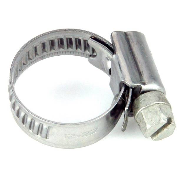 Picture of 12 - 22mm Narrow Band Stainless Steel Hose Clip Sold Singly