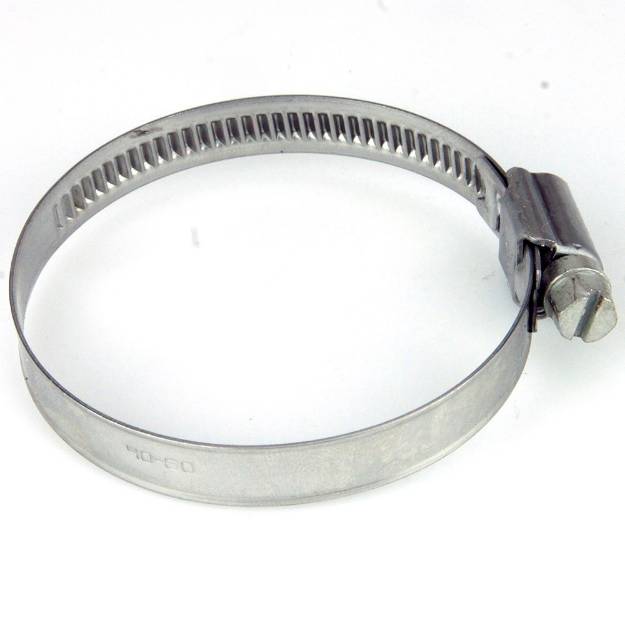 Picture of 40 - 60mm Narrow Band Stainless Steel Hose Clip Sold Singly