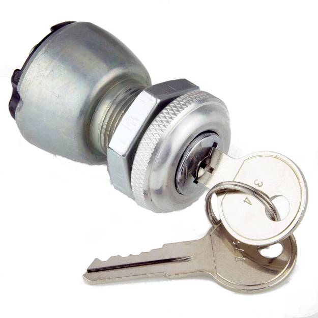 Picture of Silver 3 Position Key Switch