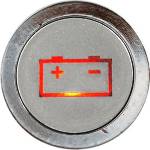 flush-bezel-chrome-led-warning-light-battery-ignition