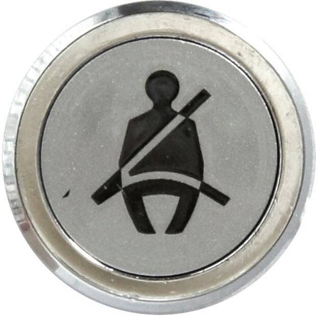 Picture of Flush Bezel Chrome LED Warning Light Seat Belt