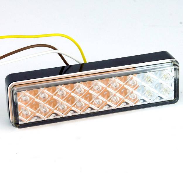 Picture of Surface Mount LED Compact Rectangular Front Marker/Indicator 133mm