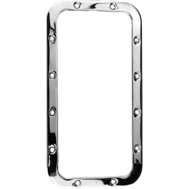 Picture of Chrome Rectangular Gear Surround 214 x 106mm