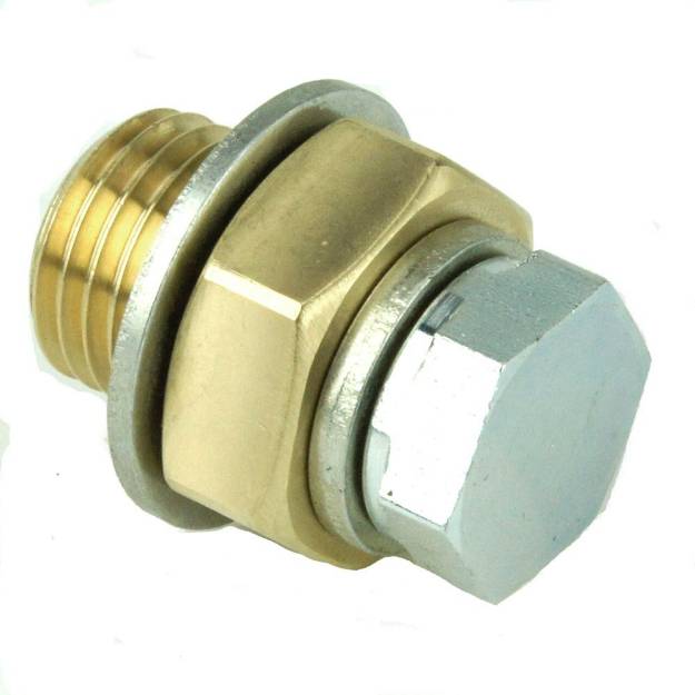 Picture of Brass Drain Plug Adapter M14 and M10