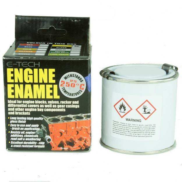 Picture of Brush On Engine Enamel Yellow