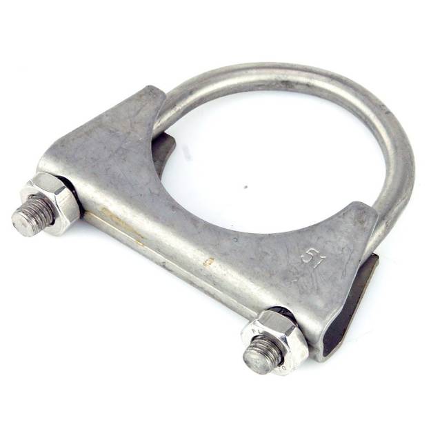 Picture of Stainless 'U' Exhaust Clamp 51mm