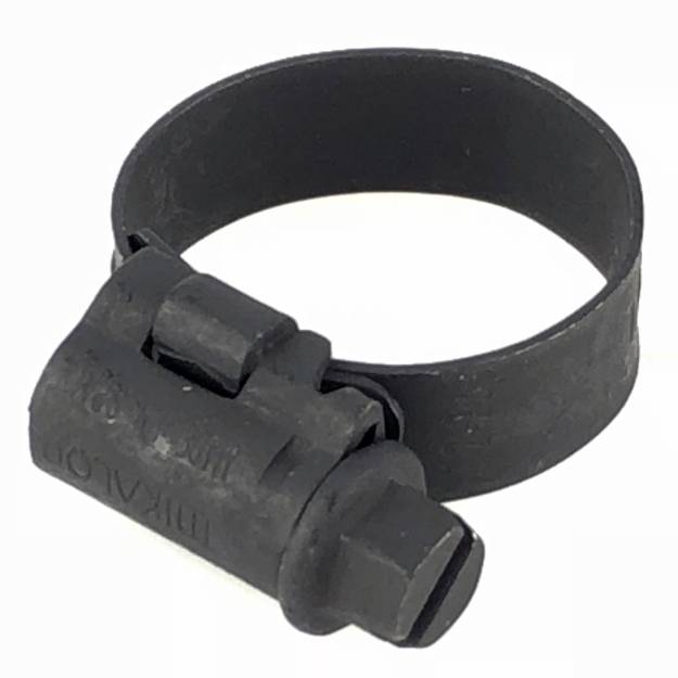 Picture of Black Coated Stainless Steel Hose Clip 12 - 22mm Sold Singly