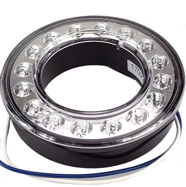 Picture of 95mm LED Dual Concentric Lamp Outer Ring Rear Clear Lens Rear Fog