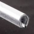 Picture of Brushed Stainless Effect Plastic 'U' Edge Trim 5mm x 3mm Per Metre