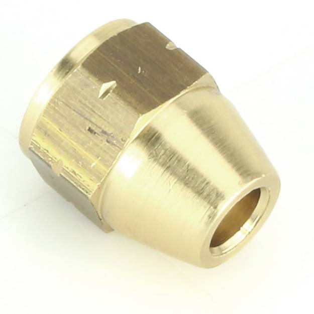 M12 x 1mm Brass Tube Nut Female For 1/4" Tube