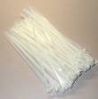 7" Natural Flattie Cable Ties 100 Pack